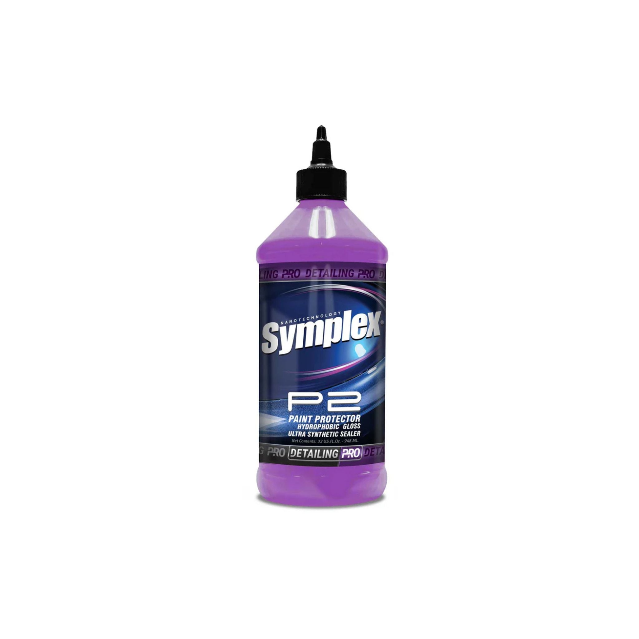 Symplex P2 Synthetic Ultra Paint Protector Sealer provides durable synthetic protection, high gloss, and smooth paint finish.