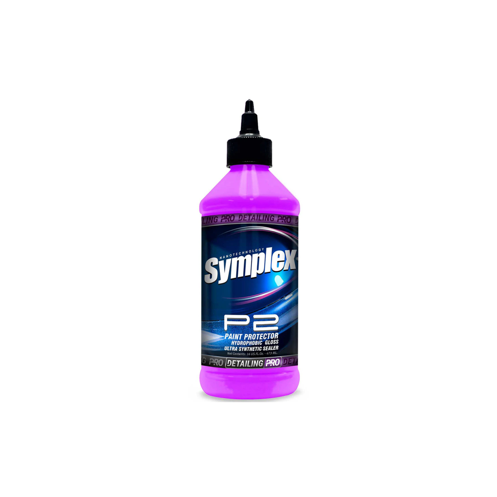 Symplex P2 Synthetic Ultra Paint Protector Sealer provides durable synthetic protection, high gloss, and smooth paint finish.