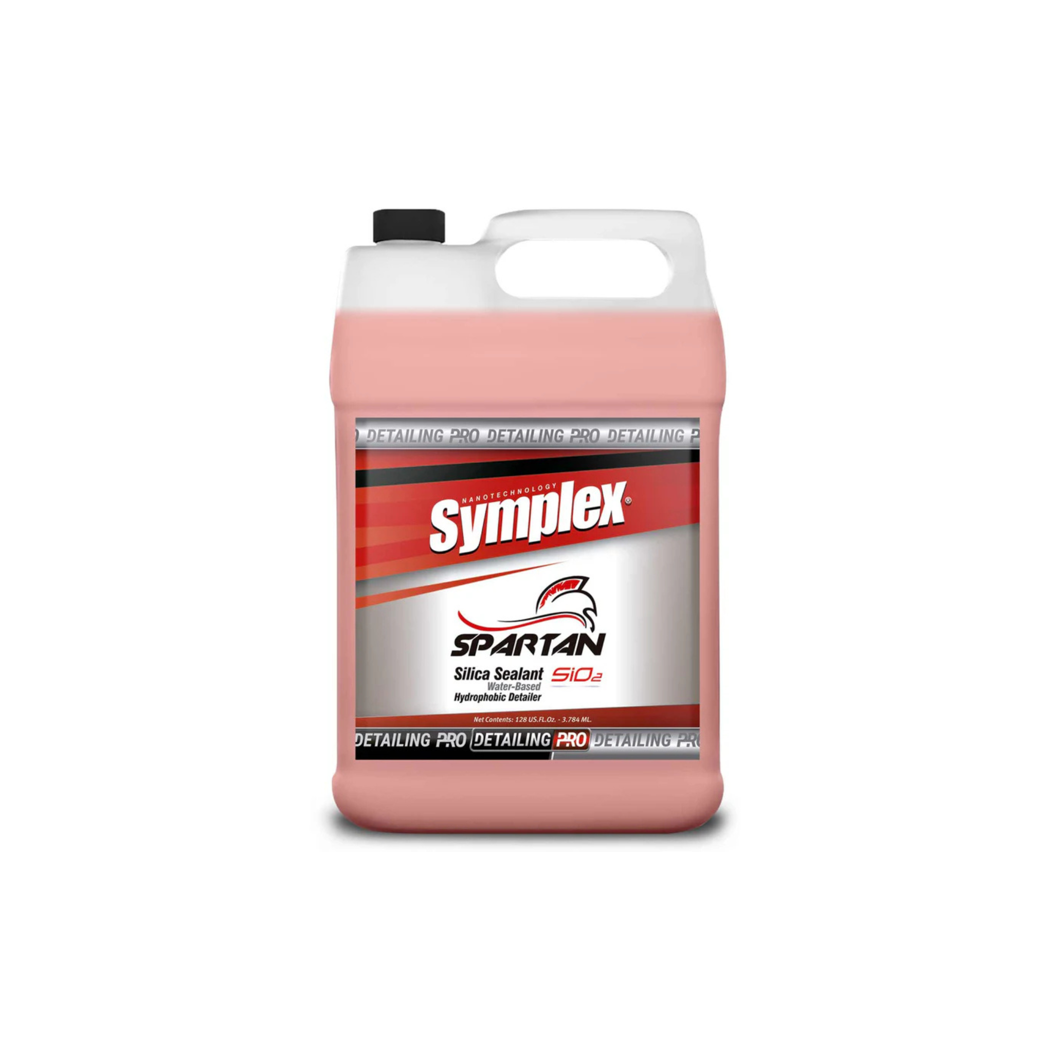 Bottle of Symplex Spartan water-based car sealant for glossy finish