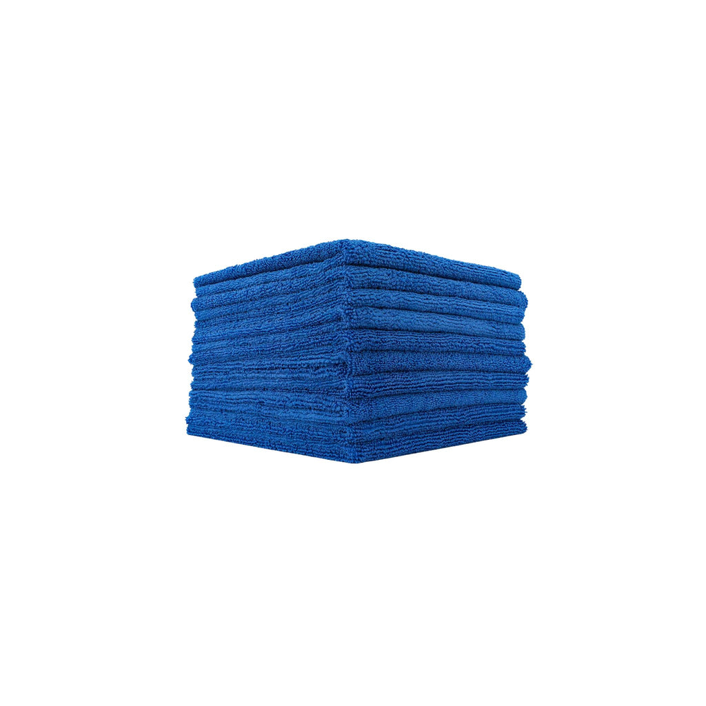 The Rag Company Edgeless 365 microfiber towel for polishing, buffing, and streak-free detailing on paint and glass.