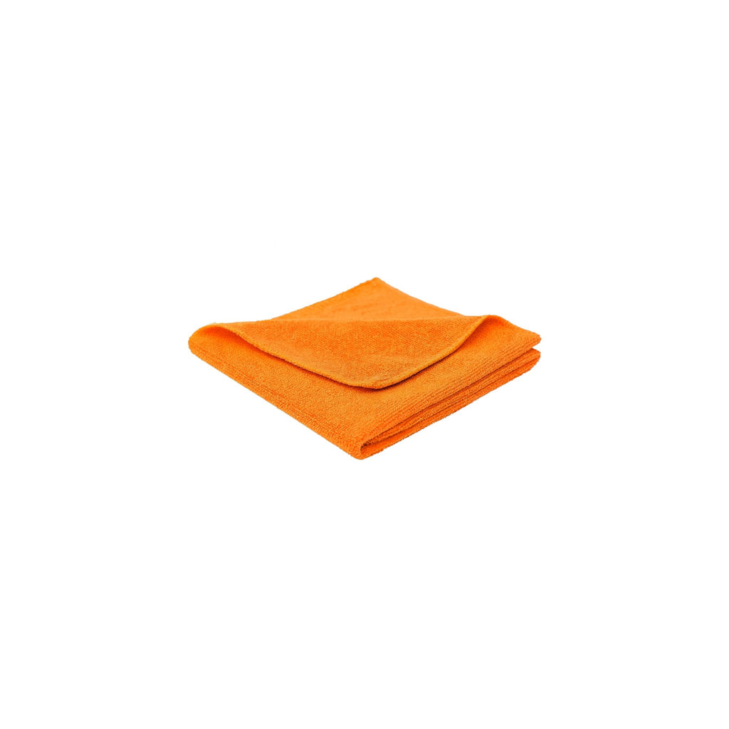The Rag Company Edgeless 365 microfiber towel for polishing, buffing, and streak-free detailing on paint and glass.