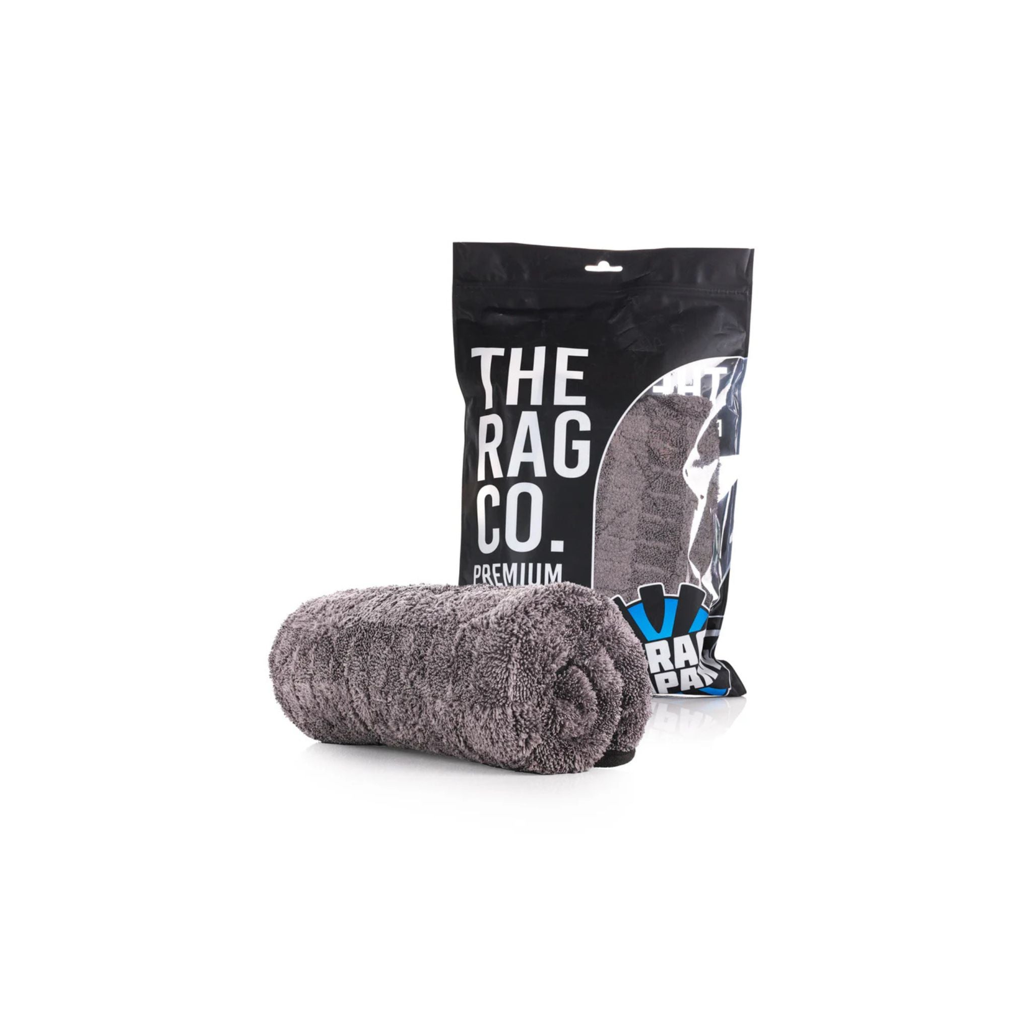 The Rag Company Gauntlet Drying Towel for fast, absorbent, and safe drying of vehicle surfaces.