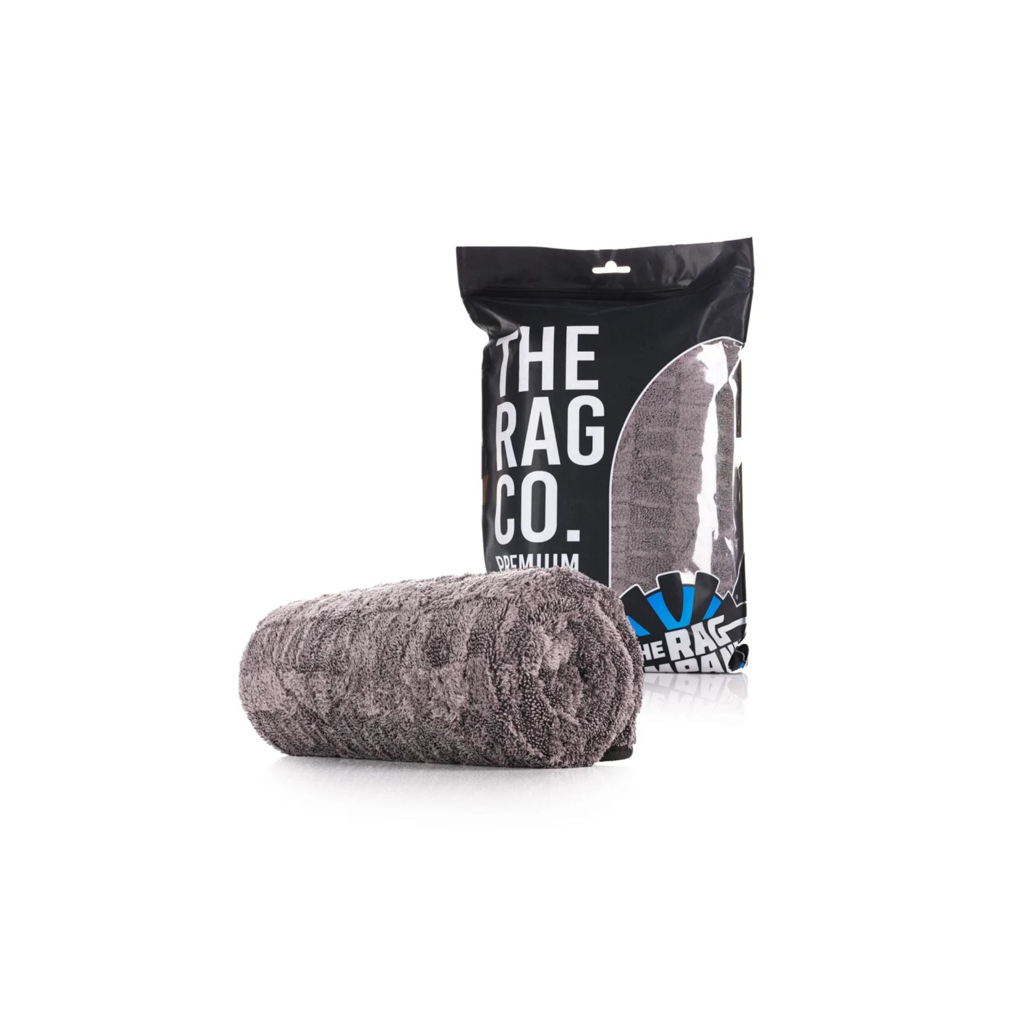 The Rag Company Gauntlet Drying Towel for fast, absorbent, and safe drying of vehicle surfaces.