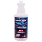 32 oz bottle of P&S True Vue, suitable for glass cleaning in both hot and cold weather conditions.