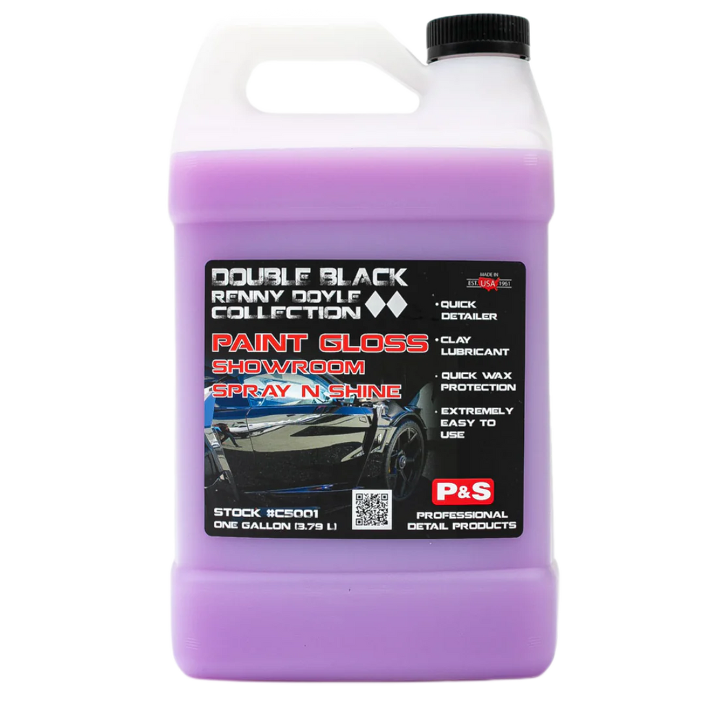 One-gallon jug of P&S Paint Gloss, a quick detailer that adds wax protection and enhances shine.