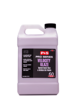 One-gallon jug of P&S Velocity Glaze, ideal for express detailing to quickly enhance and brighten paint finishes.
