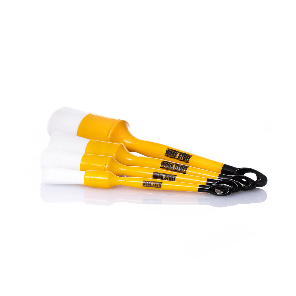 Work Stuff DETAILING BRUSH ALBINO suitable for leather, interior surfaces, and prewash cleaning during vehicle detailing.