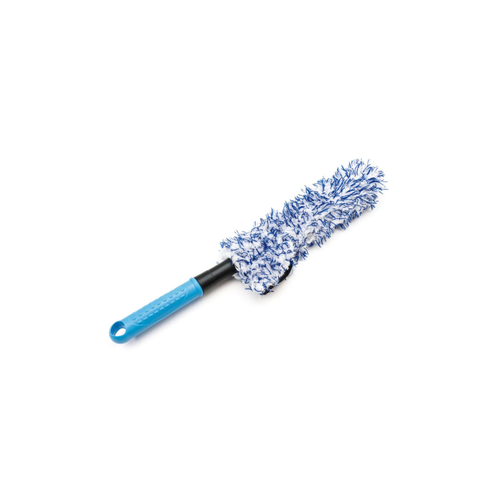 AutoFiber [Barrel Blade] Wheel Brush with Plush Microfiber Cover for gentle, scratch-free wheel and barrel cleaning.