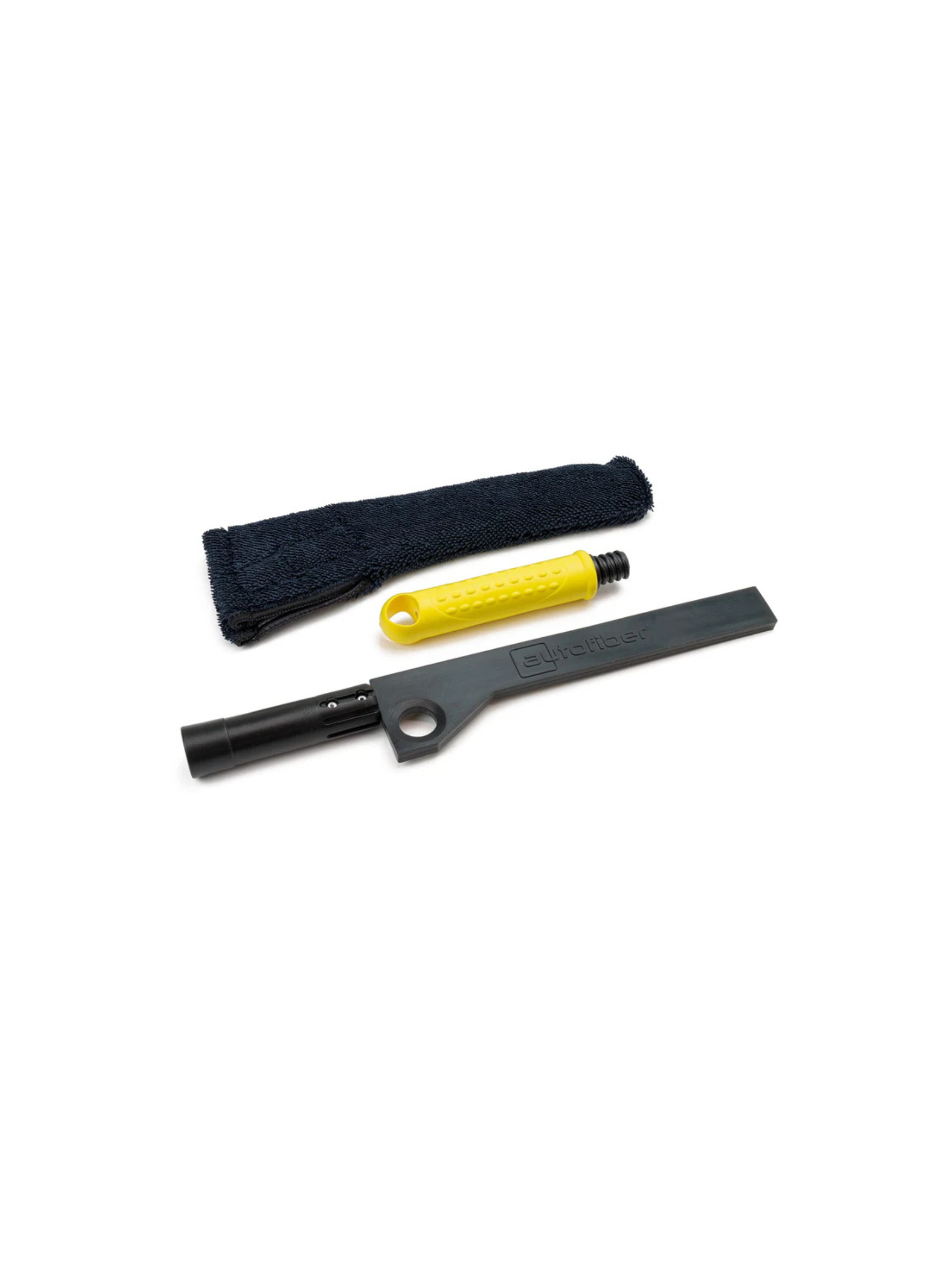 Autofiber Barrel Blade wheel brush with Dreadnought medium scrub cover for effective, safe wheel cleaning.