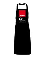 Rupes BigFoot detailing apron with large front pocket and Rupes red logo, designed for comfort, style, and convenience.