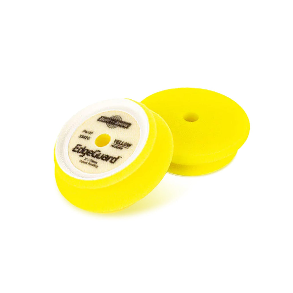 Buff and Shine EdgeGuard Foam Pad Yellow Polishing seen as a 2 pack for 3-inch backing plates.