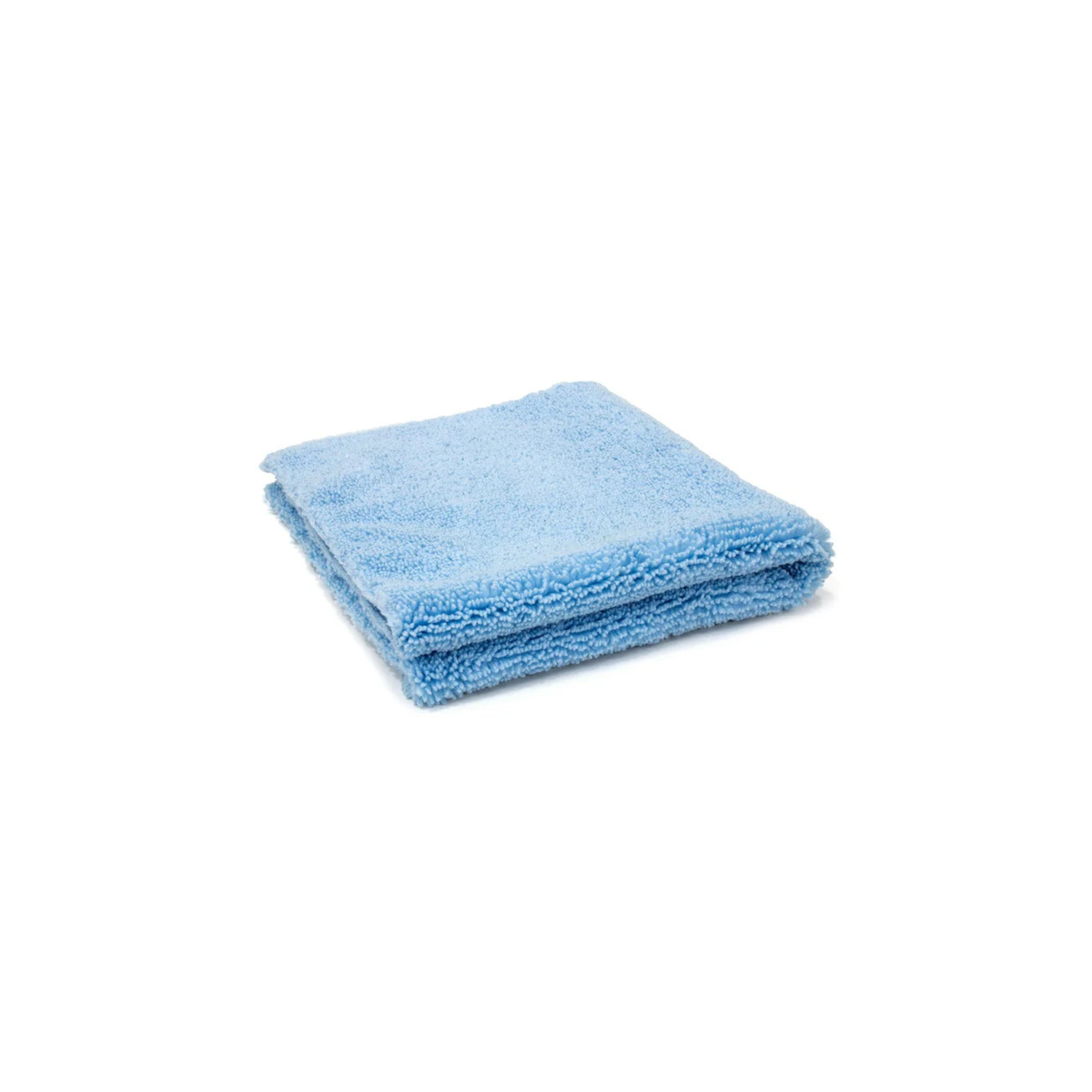 Blue single Autofiber Detailer's Delight Heavyweight Microfiber Towel for quick detailer use and final wipe-downs.