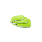 Green Autofiber Double Flip Rinseless Car Wash Microfiber Towels, 3-pack, for rinseless car washing and detailing.