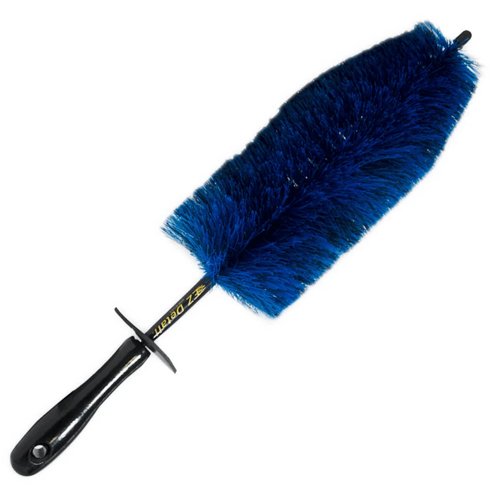 EZ Detail Big EZ Detail Brush, designed for effective cleaning of wheels and engine bays, shown in blue.