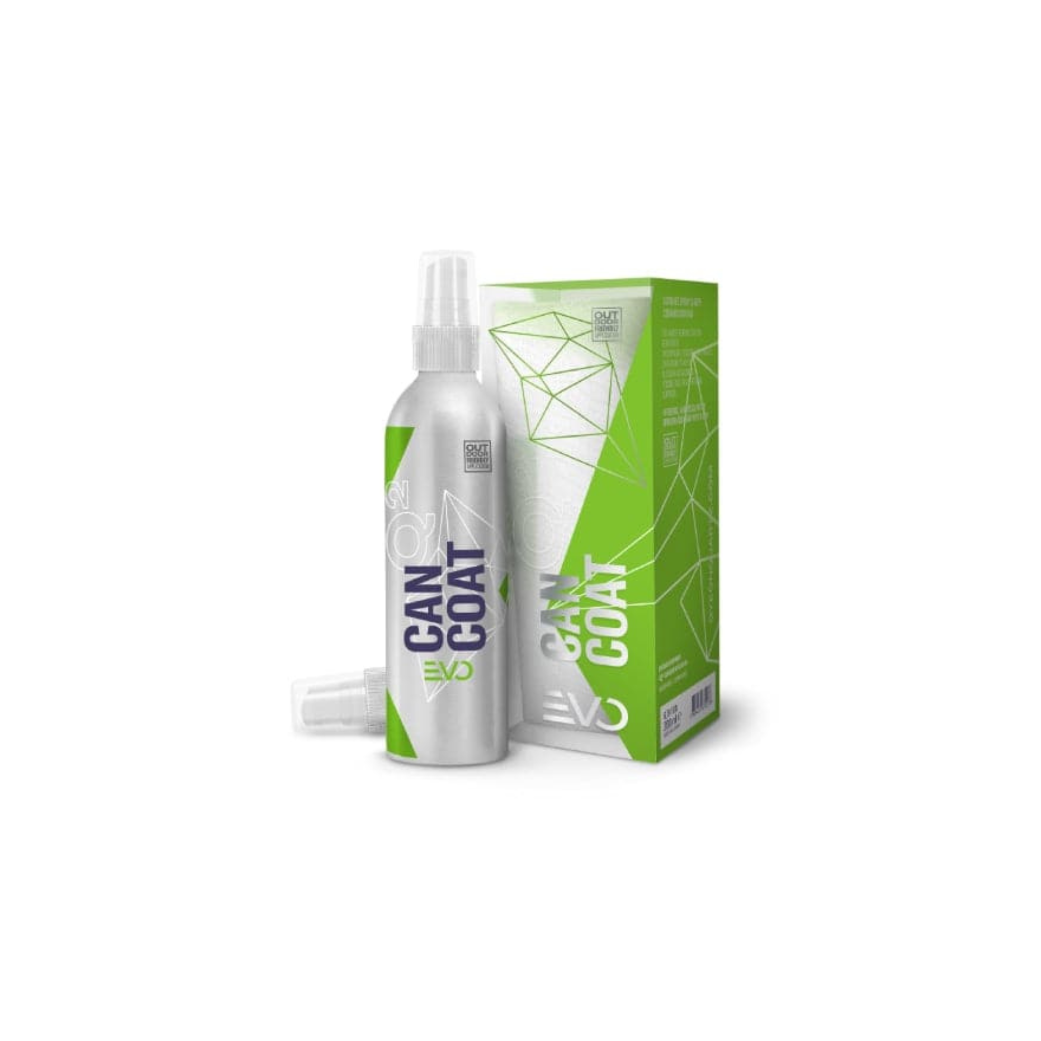 GYEON Q² CanCoat EVO ceramic coating kit with spray can and microfiber cloths