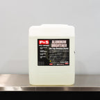5 gallon jug of P&S Aluminum Brightener for cleaning and restoring aluminum on vehicles and trailers.