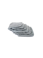 6-pack Autofiber Interior Flip Towel for cleaning dashboards, plastic, leather, and upholstery surfaces.