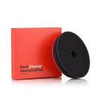 5-inch Koch-Chemie Heavy Cut Pad, high-abrasion foam designed to remove deep scratches and heavy paint defects effectively.