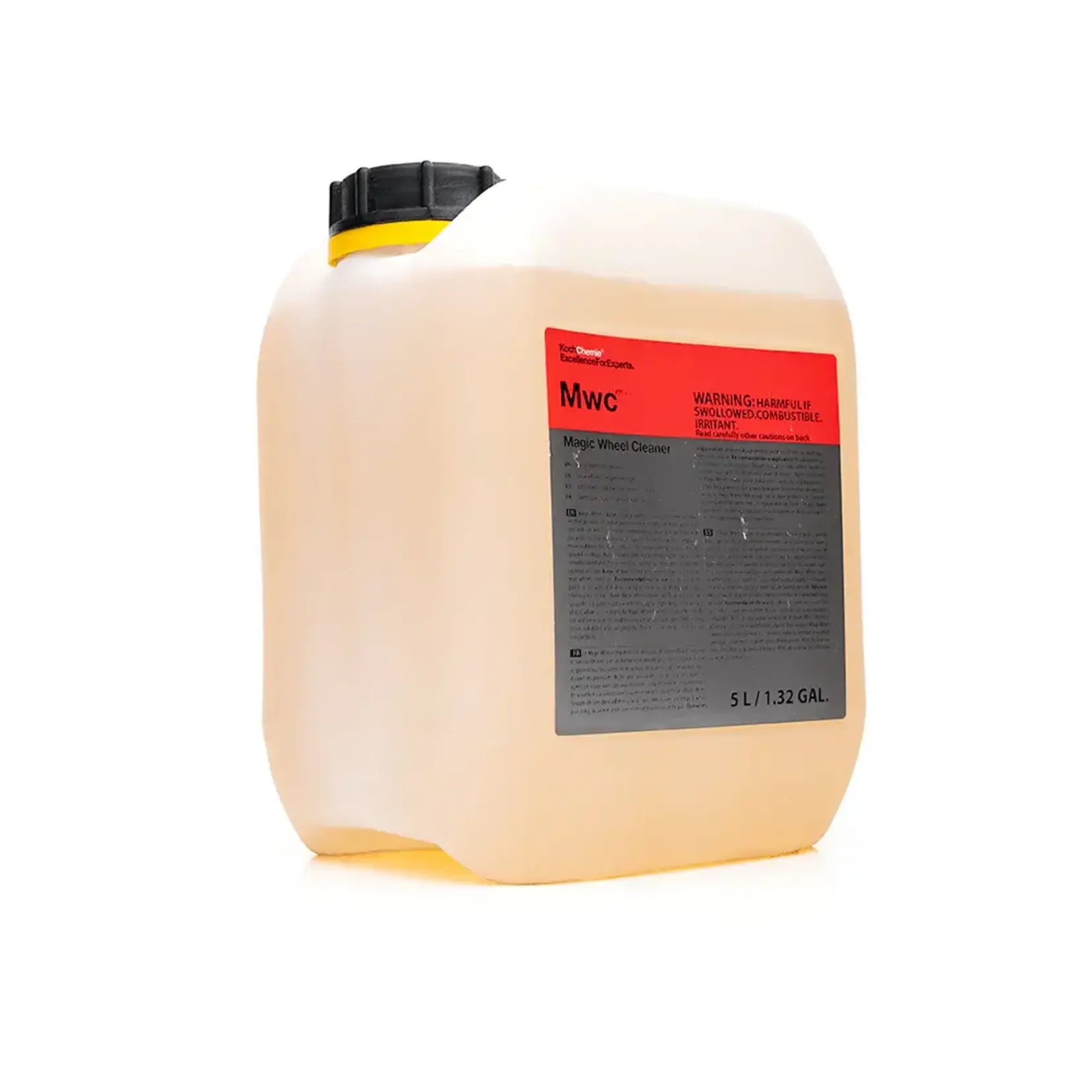 5L Koch-Chemie Magic Wheel Cleaner, a powerful, acid-free, cleaner for mild yet thorough cleaning of rims and rim wells.