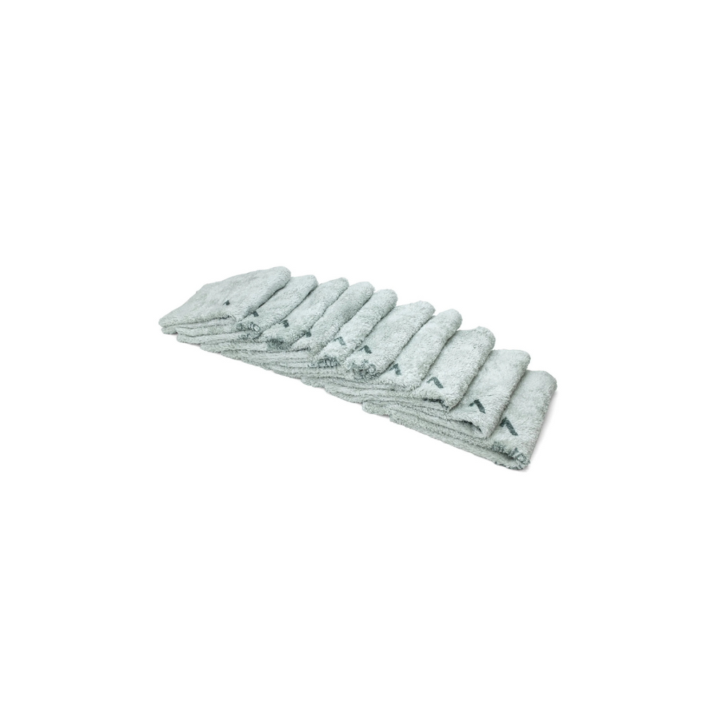 Autofiber Korean Quadrant Wipe Plush Microfiber Coating Towel with numbered quadrant design for precise coating and buffing.