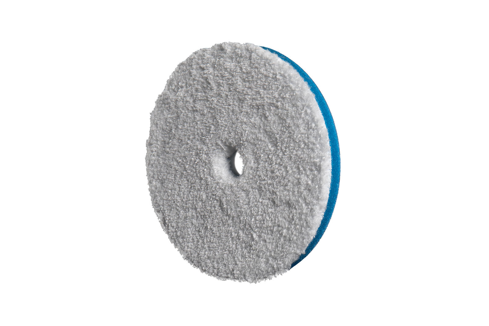 Close-up of RUPES D-A COARSE Microfiber Extreme Cut Pad showing specialized microfiber material for fast cutting.