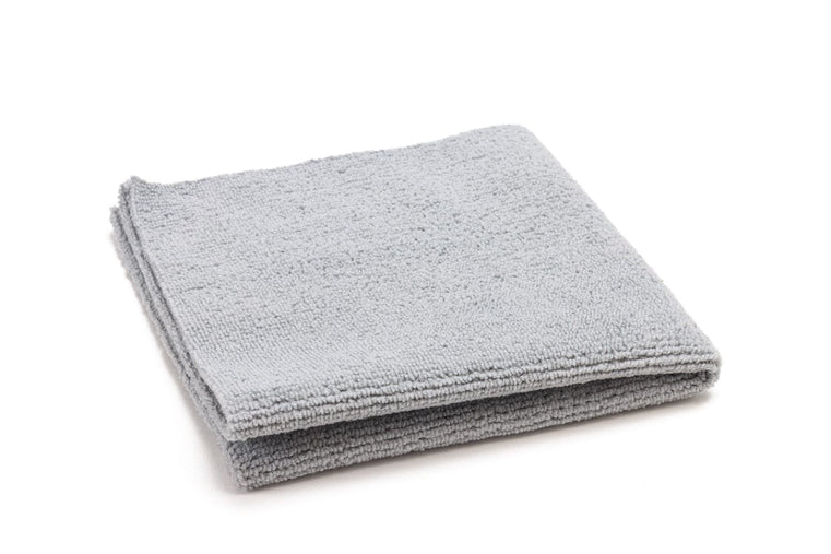 Gray Autofiber Mr. Everything Jr. Premium Paintwork Towel for easier coating leveling and compound removal.