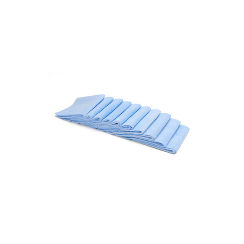 AutoFiber Mr. Everything Jr. Premium Paintwork Towel, blue 10-pack, for easier coating leveling and compound removal.
