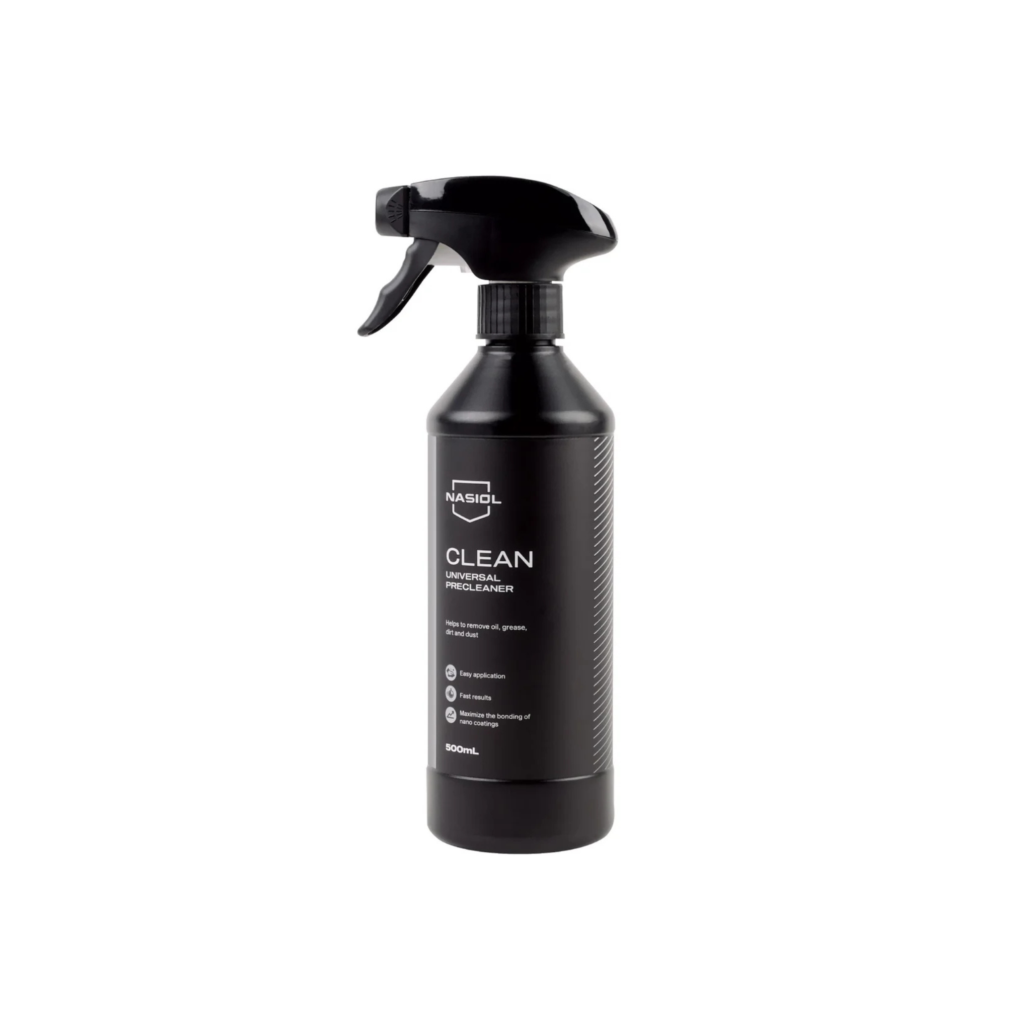 Nasiol Clean, an effective pre-coating surface cleaner for preparing car surfaces before nano coating.