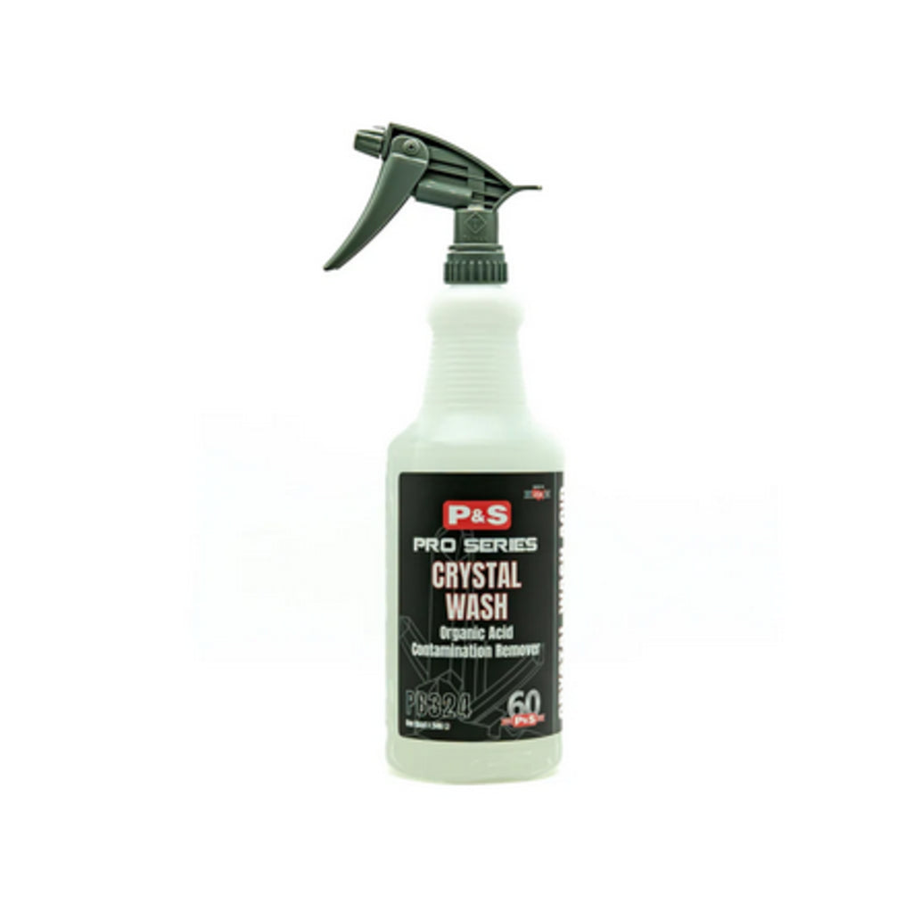 32oz bottle of P&S Crystal Wash that crystallizes as it cleans surfaces.
