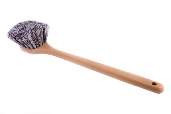 Green/Gray Wheel and Tire Brush