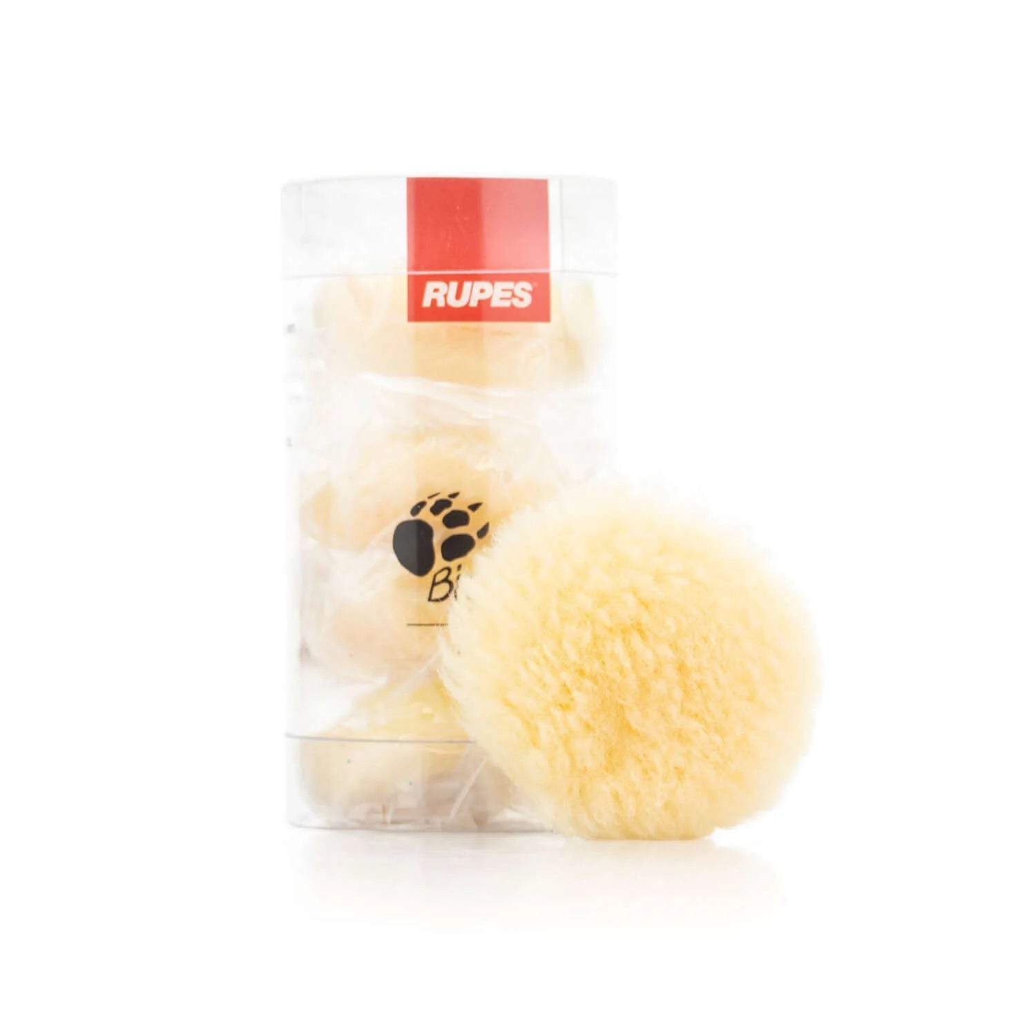 RUPES D-A MEDIUM Wool Polishing Pad for 1-inch backing plates.