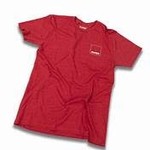 Rupes Red T-Shirt with logo, made from soft fabric for comfort and style; ideal for detailing professionals and fans.