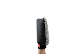 Rupes Wash & Decontamination Mitt with plush microfiber for washing and clay side for removing embedded contaminants.