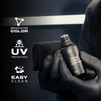 Nasiol TrimCoat, a nano ceramic coating that restores and protects faded plastic and trim on vehicles.