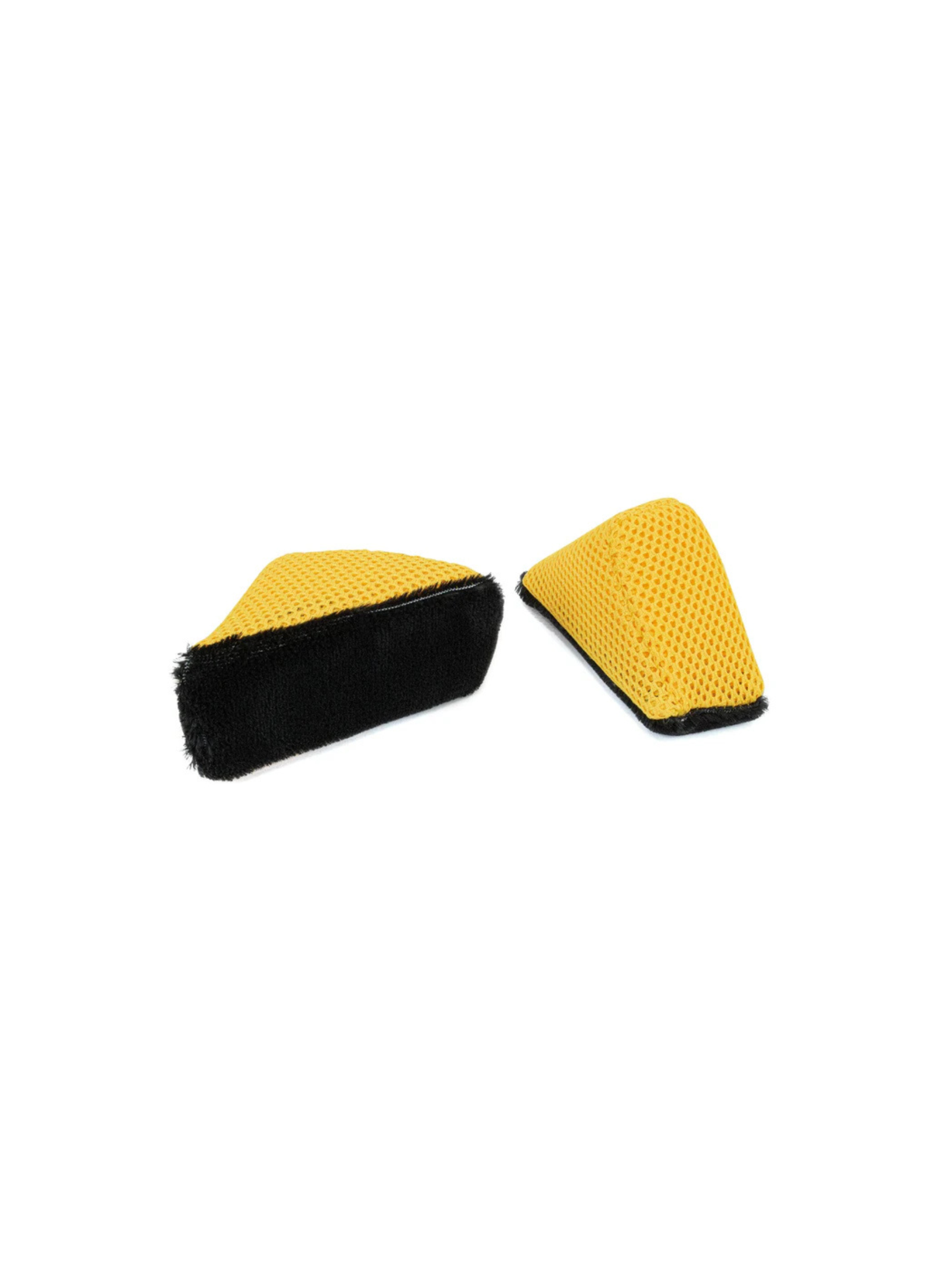 Autofiber Scrub Ninja Wedge Scrubber 2-pack with firm edges for detailed cleaning in tight spots and hard-to-reach areas.