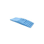 Autofiber Smooth Glass Microfiber Window and Mirror Towel, blue 10-pack for streak-free window and mirror cleaning.