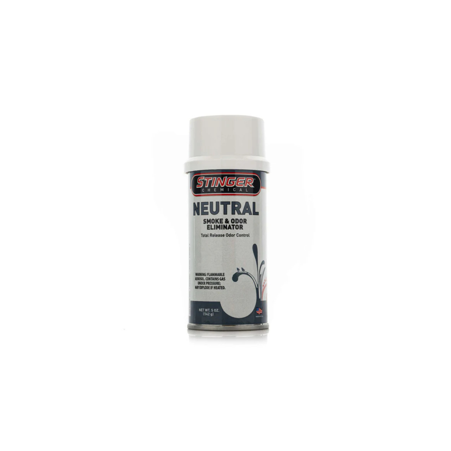 Stinger 5OZ Aerosol Odor Bomb (611 NEUTRAL) eliminates strong odors like smoke, mildew, and decay.