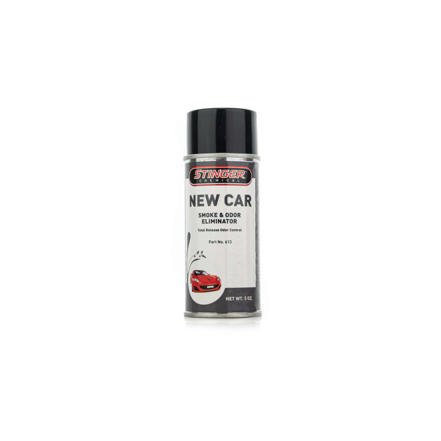 Stinger 5OZ Aerosol Odor Bomb (613 NEW CAR) eliminates strong odors like smoke, mildew, and decay.