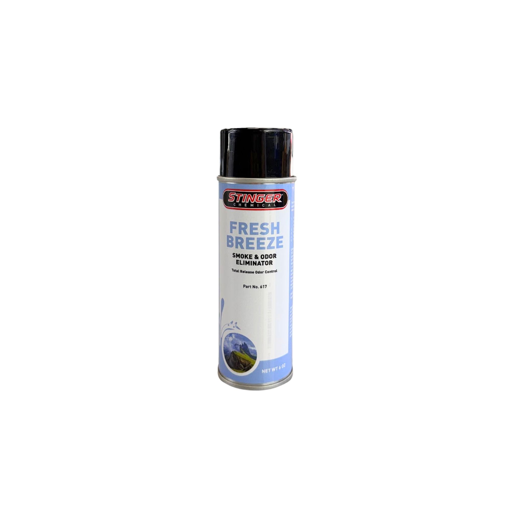 Stinger Chemical 5oz Odor Bomb in Fresh Breeze scent for effective odor removal.