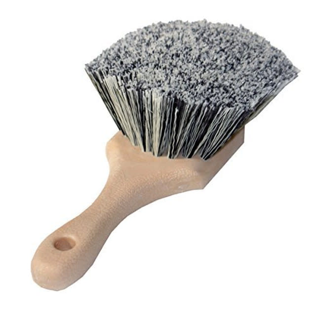 Green/Gray Wheel and Tire Brush