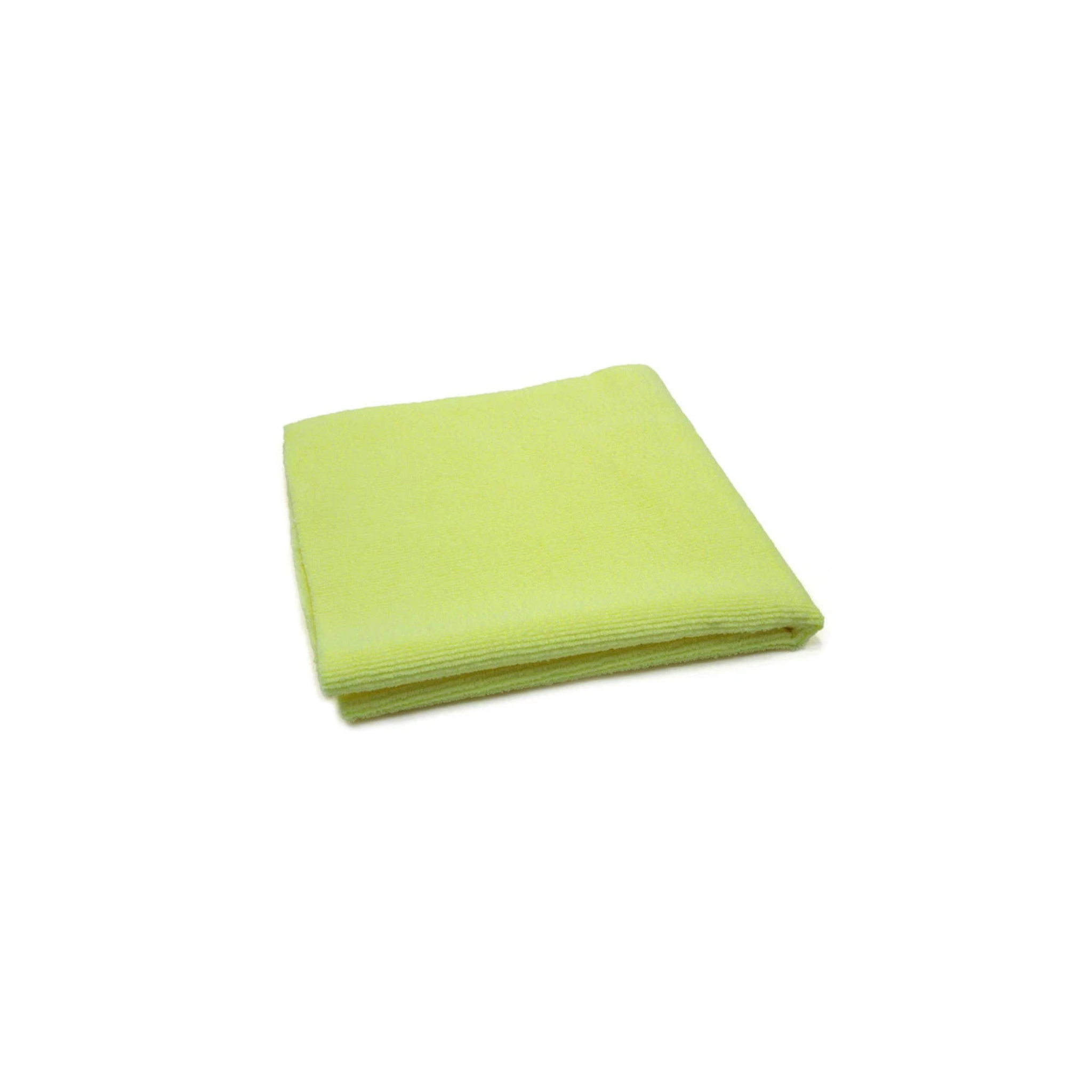 Yellow single Autofiber [Utility 300] All-Purpose Edgeless Microfiber Towel, 300GSM for all-purpose cleaning.