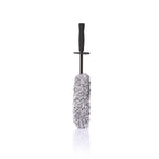 Work Stuff SQUALL Wheel Brush with dense microfiber bristles for scratch-free, high-absorbency cleaning of delicate rims.