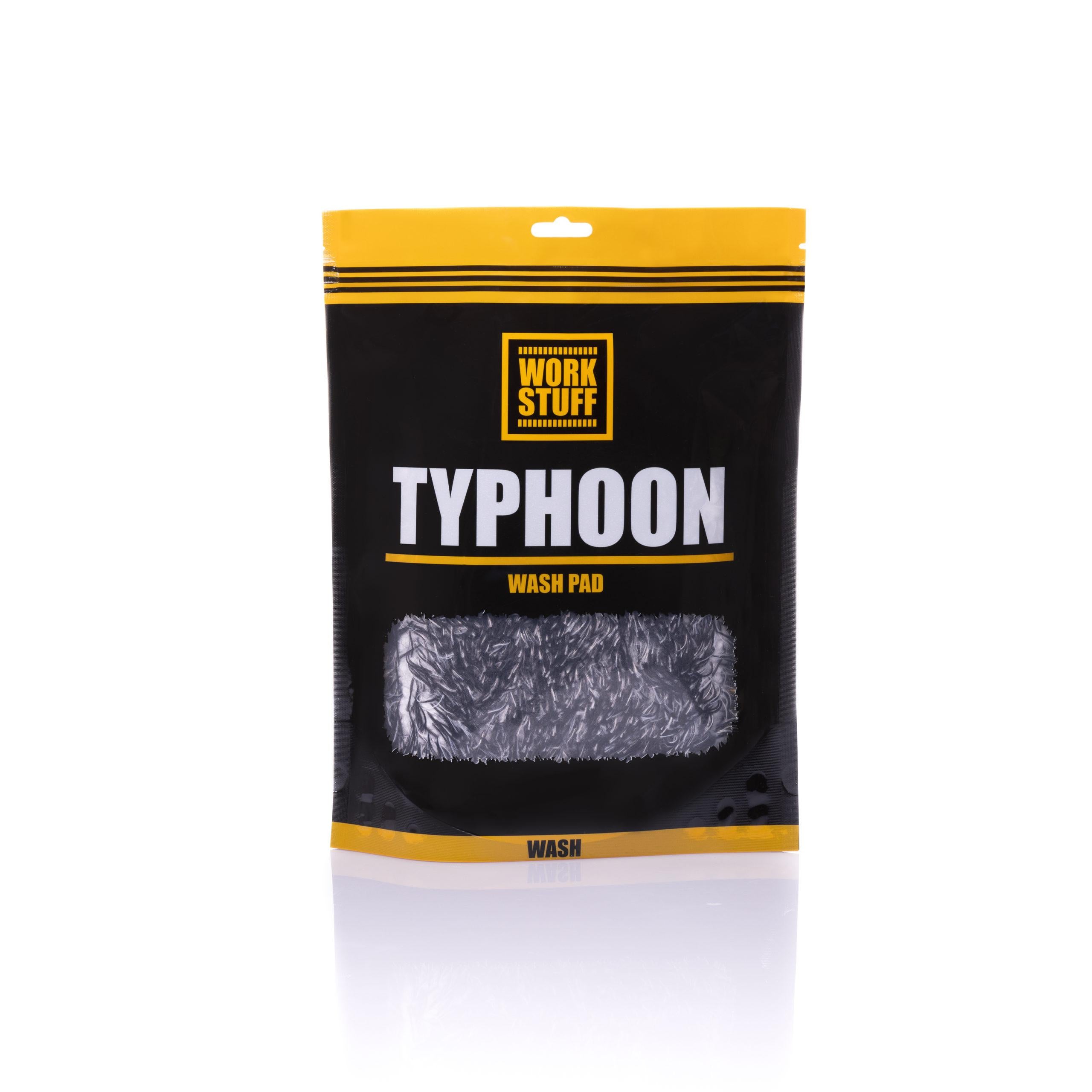 Work Stuff TYPHOON Wash Pad shown in bag for gentle and effective automotive washing.