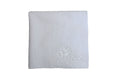 RUPES Premium Microfiber cloth in white with dual-pile design: short weave on one side, plush weave on the other.