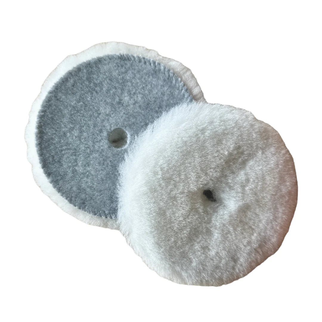 Koch-Chemie Lambswool pad 5-inch, extra-thick and durable, for aggressive polishing and heavy paint correction.