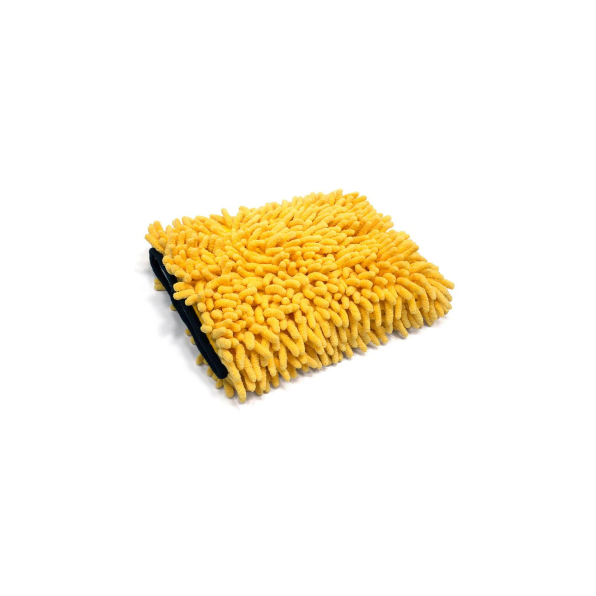 Autofiber Zero Cuff Microfiber Noodle Wash Mitt in Gold for scratch-free car washing with improved comfort and flexibility.